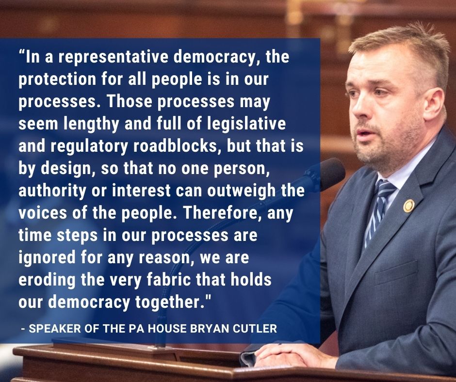 House Speaker Says Constitution and Law Must be Followed