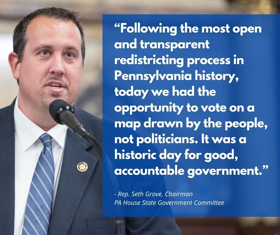 House State Government Committee Approves Citizen Map 