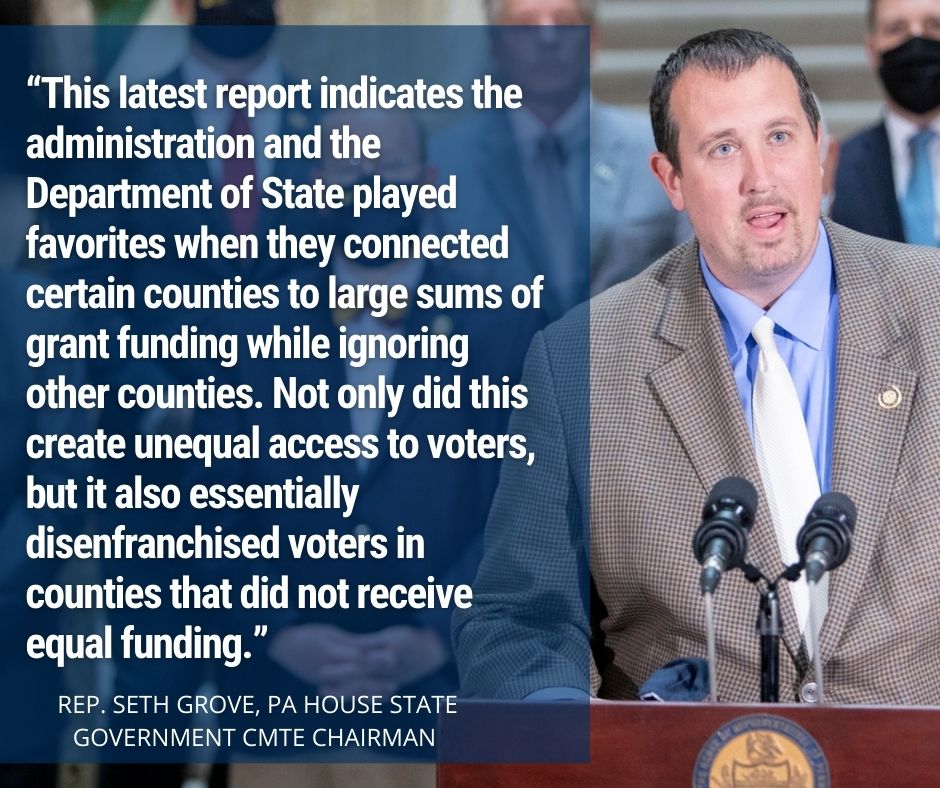 Report: Wolf Administration Picked Winners and Losers for Private Grants to Fund Public Election