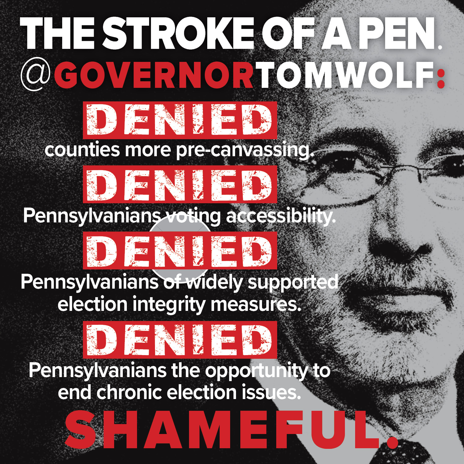 Wolf’s Veto of Voting Rights Protection Act Fails Pennsylvanians 