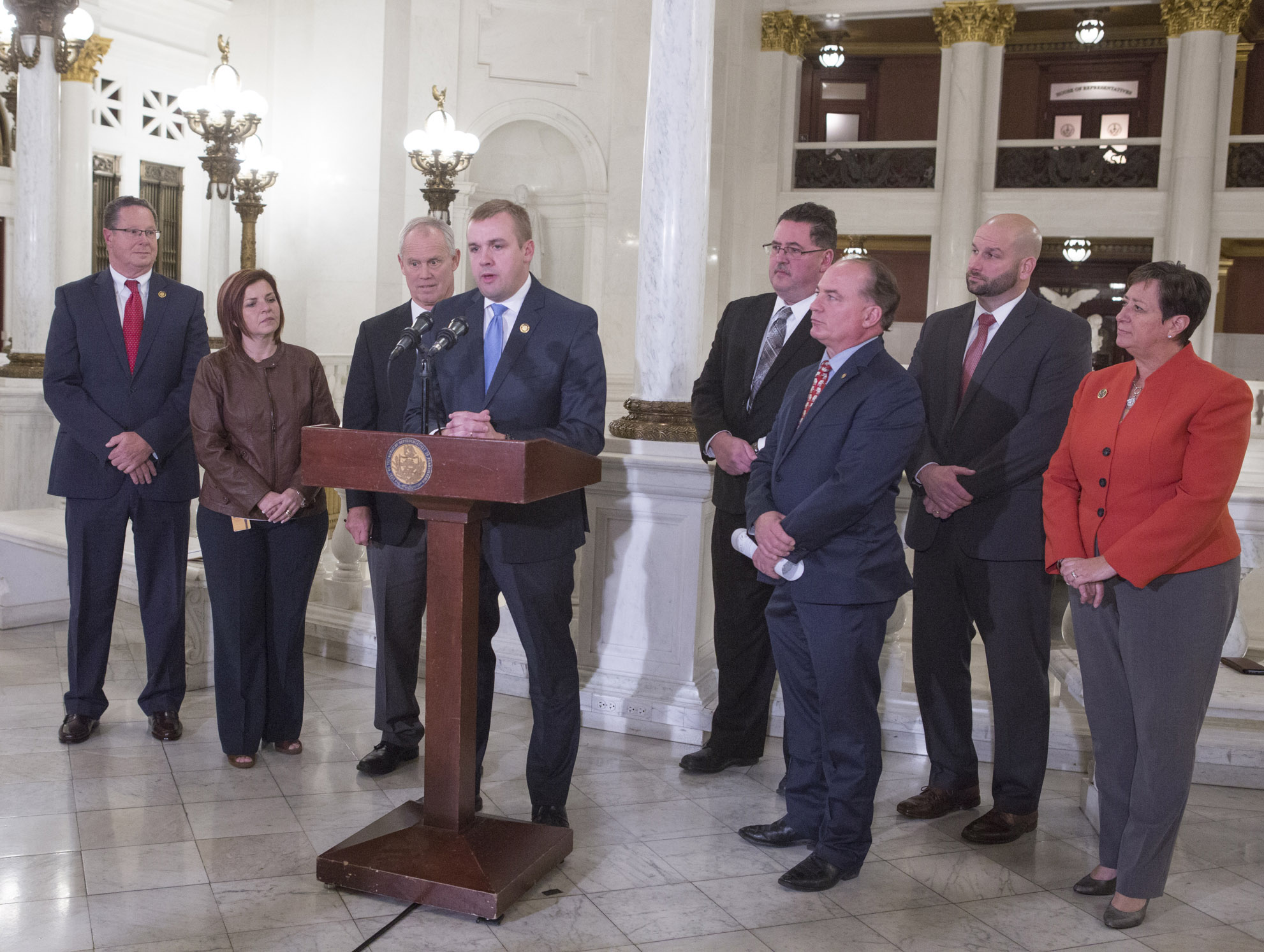 Re-Elected House Republican Majority Chooses  2019-20 Leadership Team
