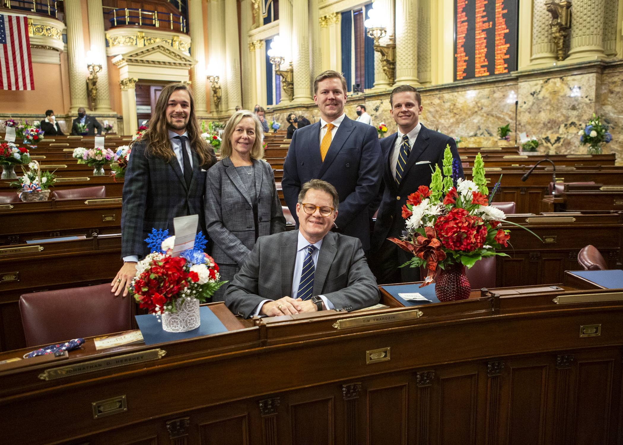 Twardzik Takes Oath of Office 