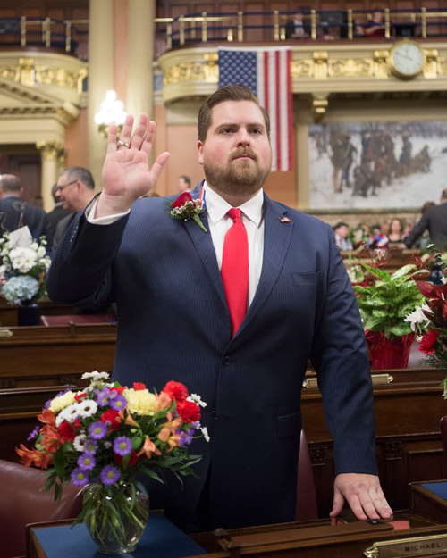 Puskaric Sworn in to Serve 39th Legislative District 